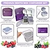 Stainless Steel Kids Bento Lunch-Box with Lunch Bag Ice Pack
