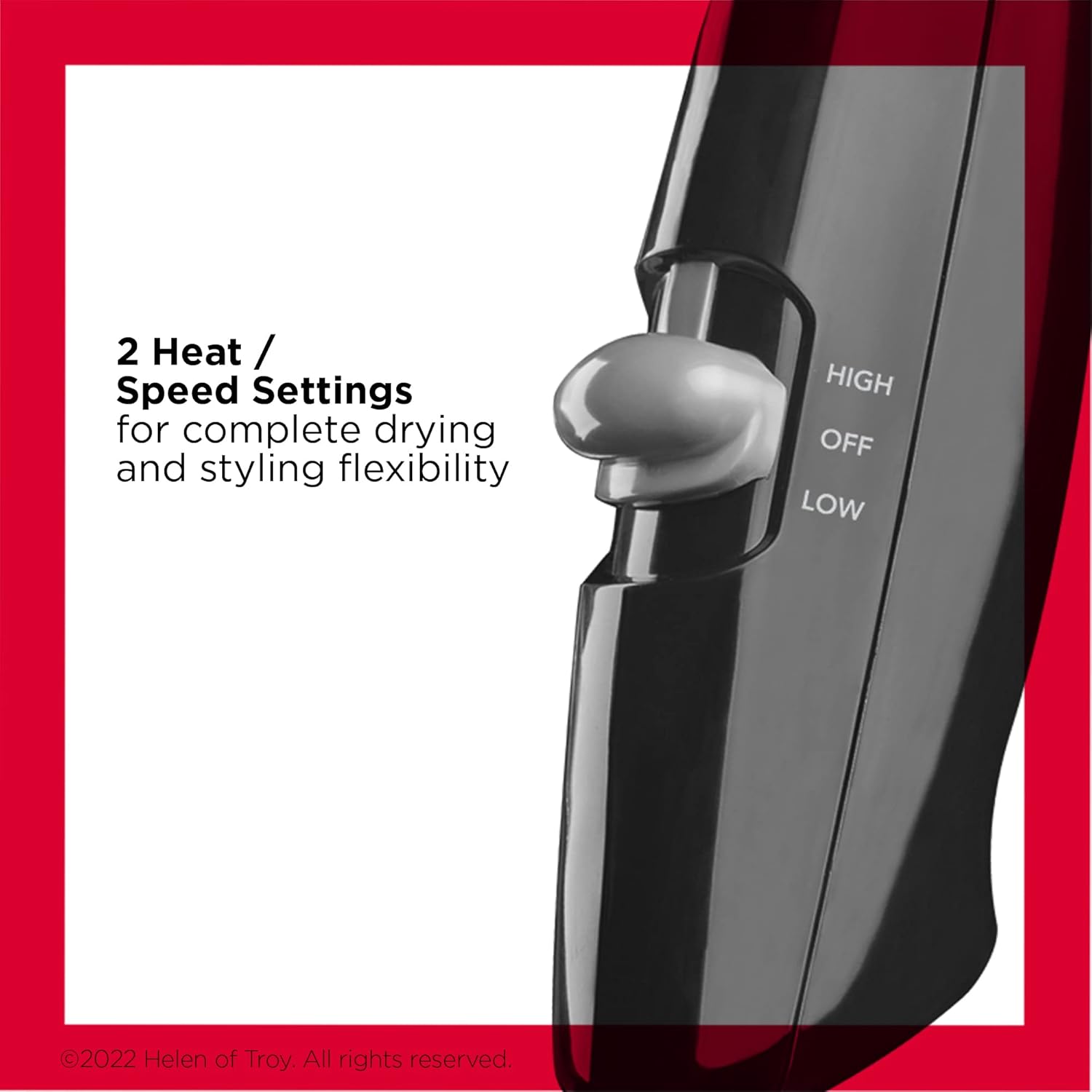 REVLON Compact Travel Hair Dryer – Quick Dry & Powerful Airflow