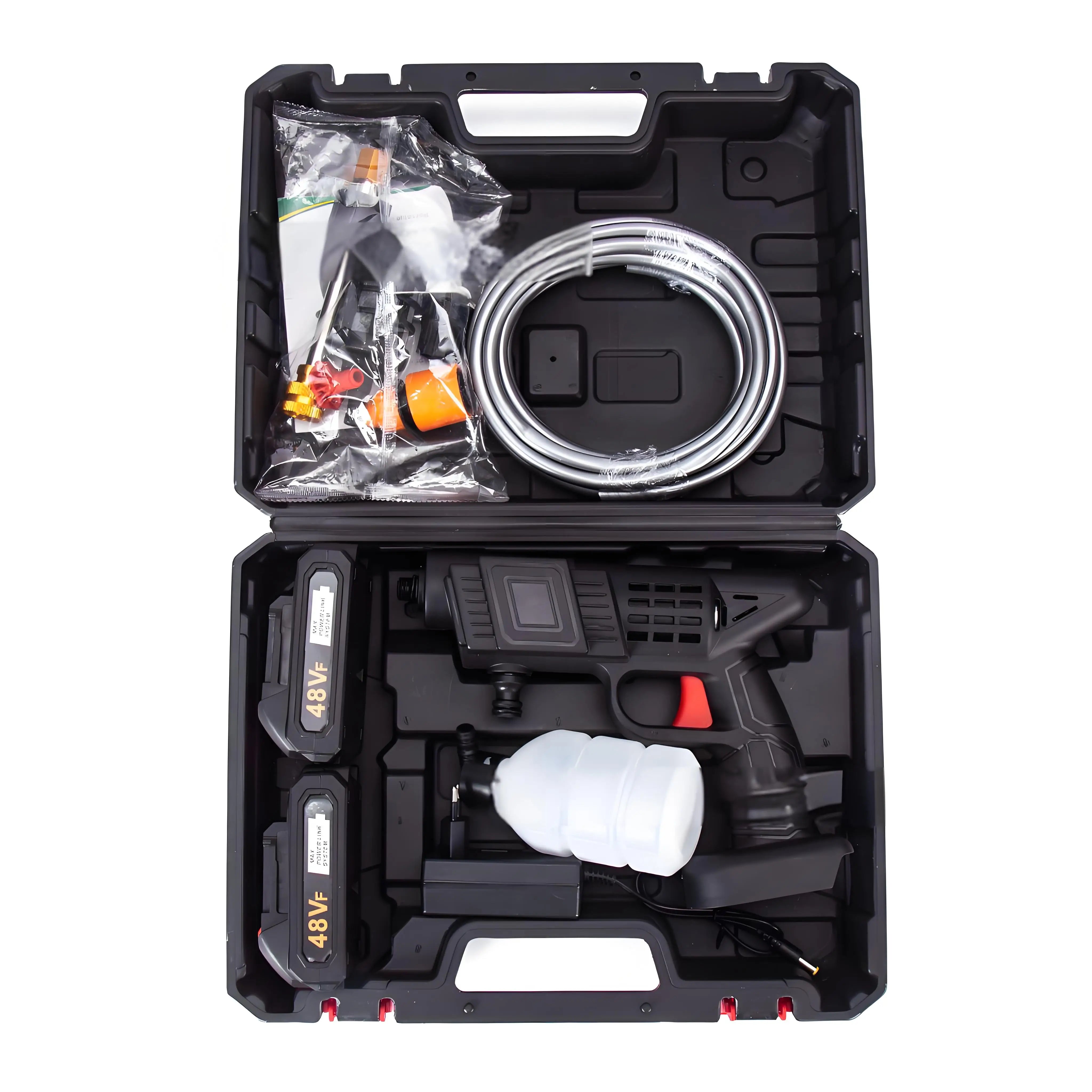 Rechargeable Wireless Car Wash Machine – Powerful Portable Pressure Washer for Car, Bike & Home Cleaning | Trandora Mart